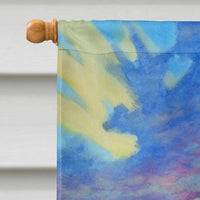 At sunset Great Dane Flag Canvas House Size