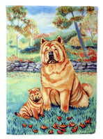 Chow Chow Momma's Love Flag Garden Size