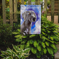 Azure Skies Weimaraner Flag Garden Size