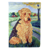 AiredaleTerrier Flag Canvas House Size