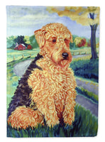 AiredaleTerrier Flag Garden Size