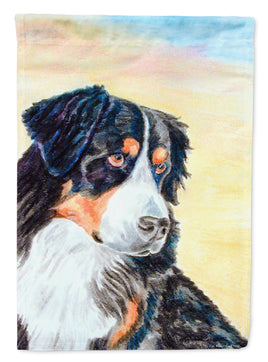 Bernese Mountain Dog Flag Garden Size