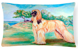 Afghan Hound Decorative   Canvas Fabric Pillow