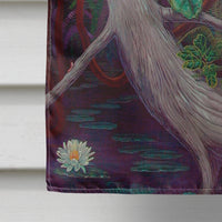 Bird - Egret Flag Canvas House Size