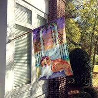 Collie Flag Canvas House Size