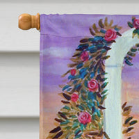 Collie Flag Canvas House Size