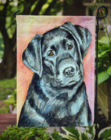 Black Labrador Flag Garden Size