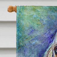 Blonde Tan Cocker Spaniel Flag Canvas House Size