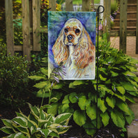 Blonde Tan Cocker Spaniel Flag Garden Size