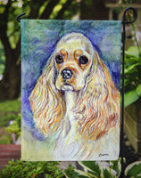 Blonde Tan Cocker Spaniel Flag Garden Size