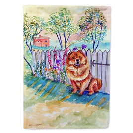 Chow Chow Flag Canvas House Size