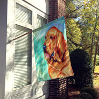 Bloodhound Flag Canvas House Size