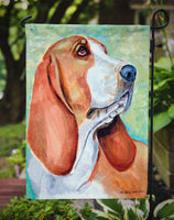 Basset Hound Flag Garden Size