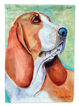 Basset Hound Flag Garden Size