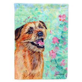 Border Terrier Flag Canvas House Size