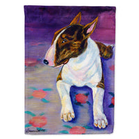 Bull Terrier Flag Canvas House Size