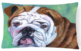 Admiral the English Bulldog Fabric Decorative Pillow 7349PW1216