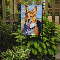 Corgi Beach Bandana Flag Garden Size 7363GF