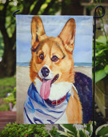 Corgi Beach Bandana Flag Garden Size 7363GF