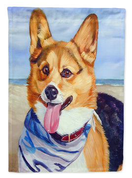 Corgi Beach Bandana Flag Garden Size 7363GF