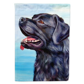 Black Labrador Retriever Flag Canvas House Size 7389CHF