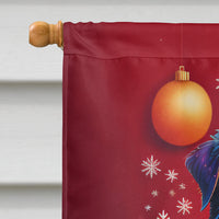 Australian Shepherd Holiday Christmas House Flag