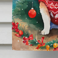 Corgi Christmas House Flag