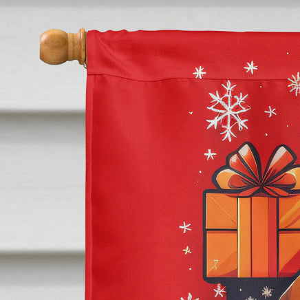 Beagle Holiday Christmas House Flag