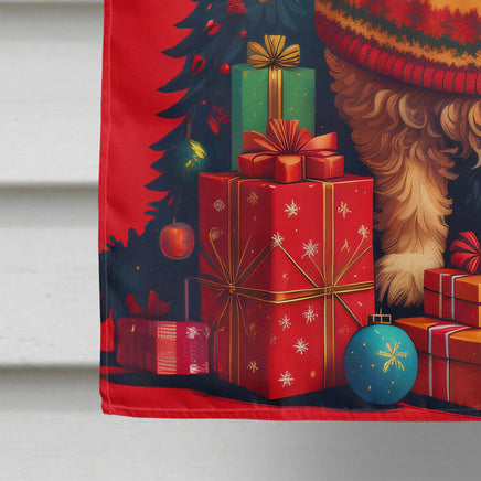 Bouvier Des Flandres Holiday Christmas House Flag