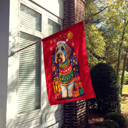 Sealyham Terrier Holiday Christmas House Flag