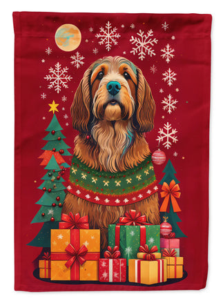 Otterhound Holiday Christmas House Flag