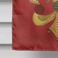 Christmas Flag Canvas House Size