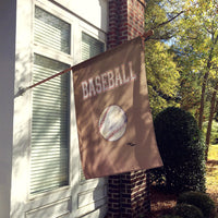 Baseball Flag Canvas House Size