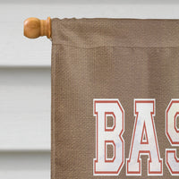 Baseball Flag Canvas House Size