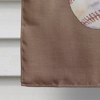 Baseball Flag Canvas House Size