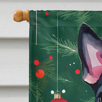 Boston Terrier Christmas House Flag