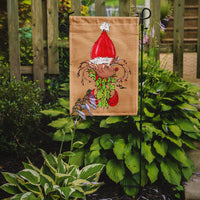 Christmas Reindeer Fleur de lis Flag Garden Size