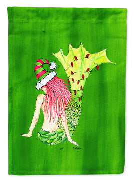 Christmas Mermaid Flag Garden Size