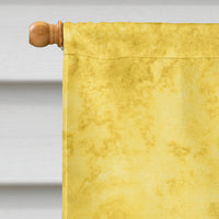 Bee on Yellow Flag Canvas House Size