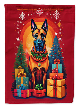 Belgian Malinois Holiday Christmas House Flag