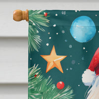 Bichon Frise Christmas House Flag