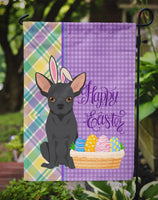 Black Chihuahua Easter Garden Flag