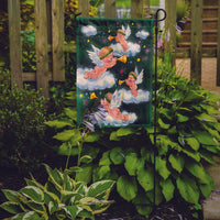 Angels on Green Flag Garden Size AAH7253GF