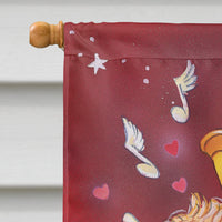 Angels with Harp Valentine's Flag Canvas House Size AAH7273CHF