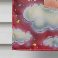 Angels with Harp Valentine's Flag Canvas House Size AAH7273CHF