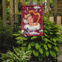 Angels with Harp Valentine's Flag Garden Size AAH7273GF