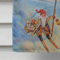 Christmas Gnome Headed out Flag Canvas House Size ACG0147CHF