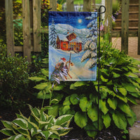 Christmas Gnome Headed out Flag Garden Size ACG0147GF