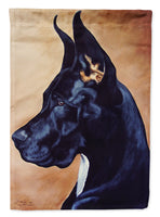 Black Great Dane Flag Canvas House Size AMB1041CHF