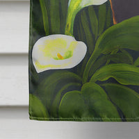 Beagle Lillies Flag Canvas House Size AMB1077CHF